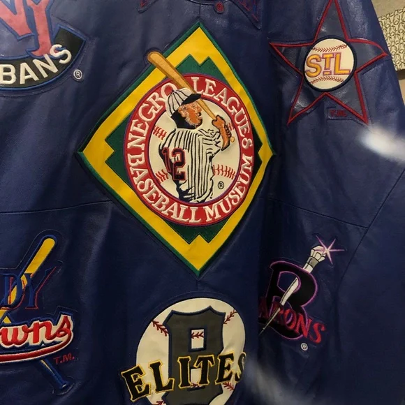 VERY RARE JEFF HAMILTON LEATHER JACKET NEGRO LEAGUE MLB HOLY GRAIL